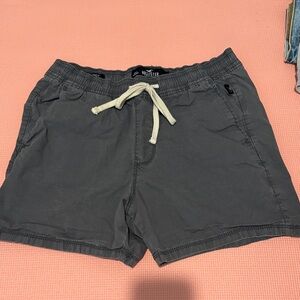 Hollister Men's Charcoal Athletic Shorts